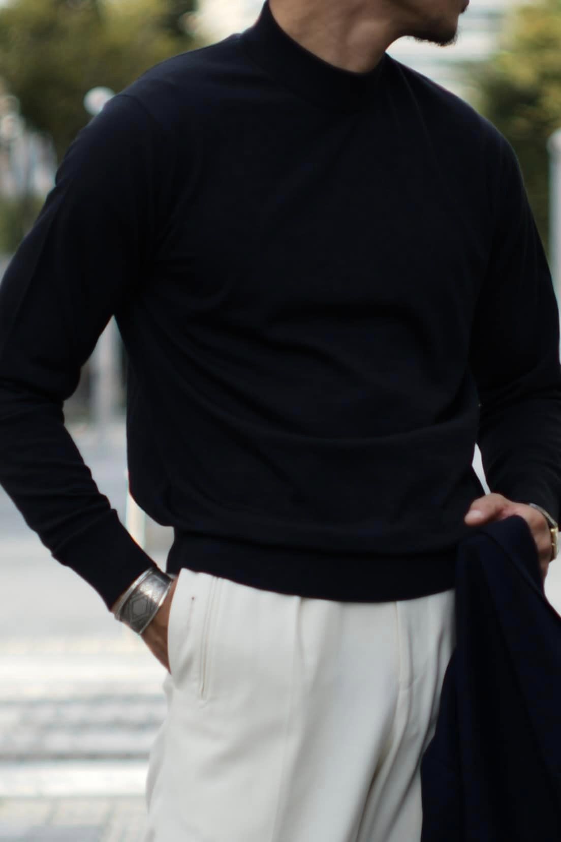 【5点セット】nomiamo 33ゲージウール クルーネック モックネックニット 5点セット】nomiamo 33ゲージウール クルーネック モックネックニット