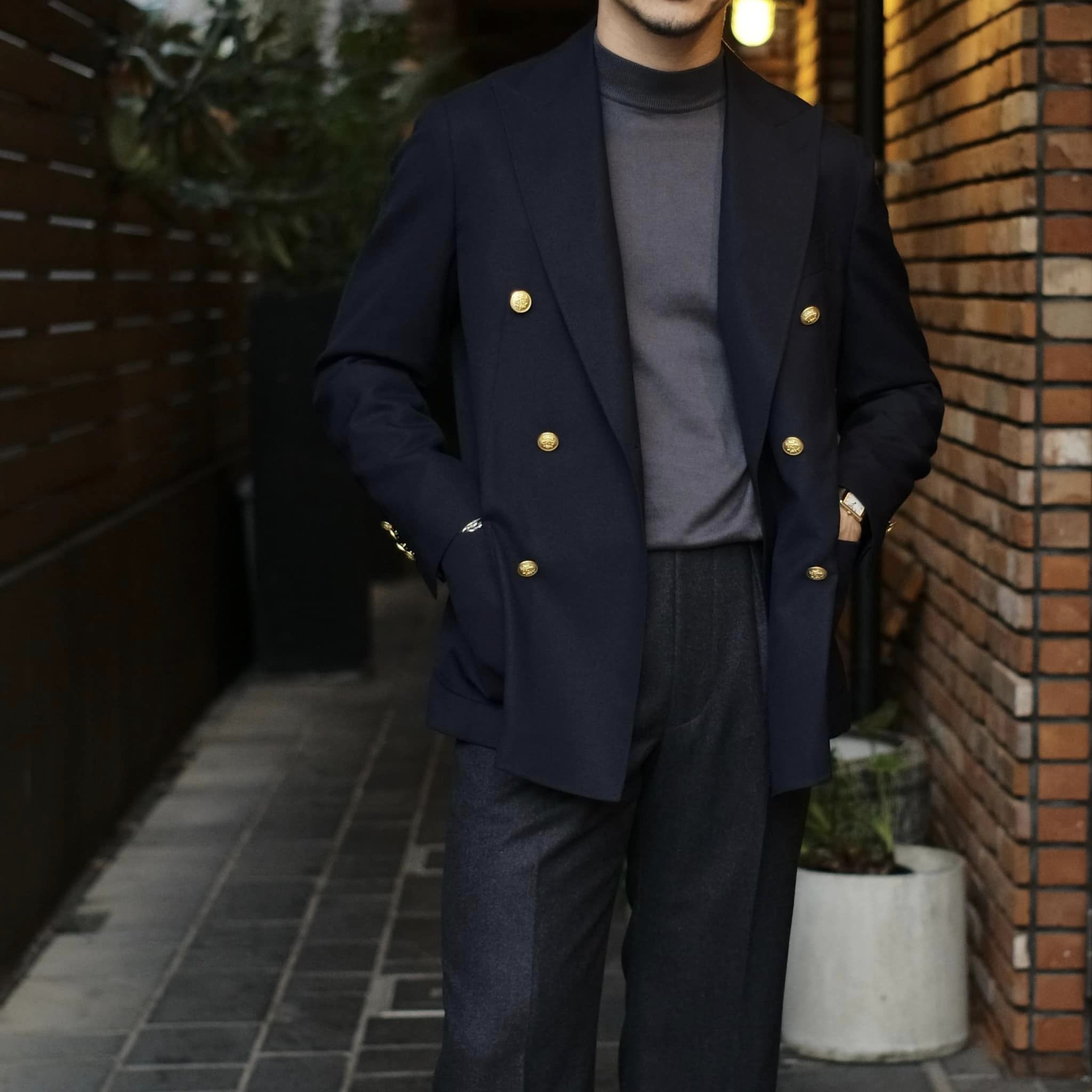 ジャケットにはモックネックを 】 | Giotto（ジオット）｜静岡市の大人